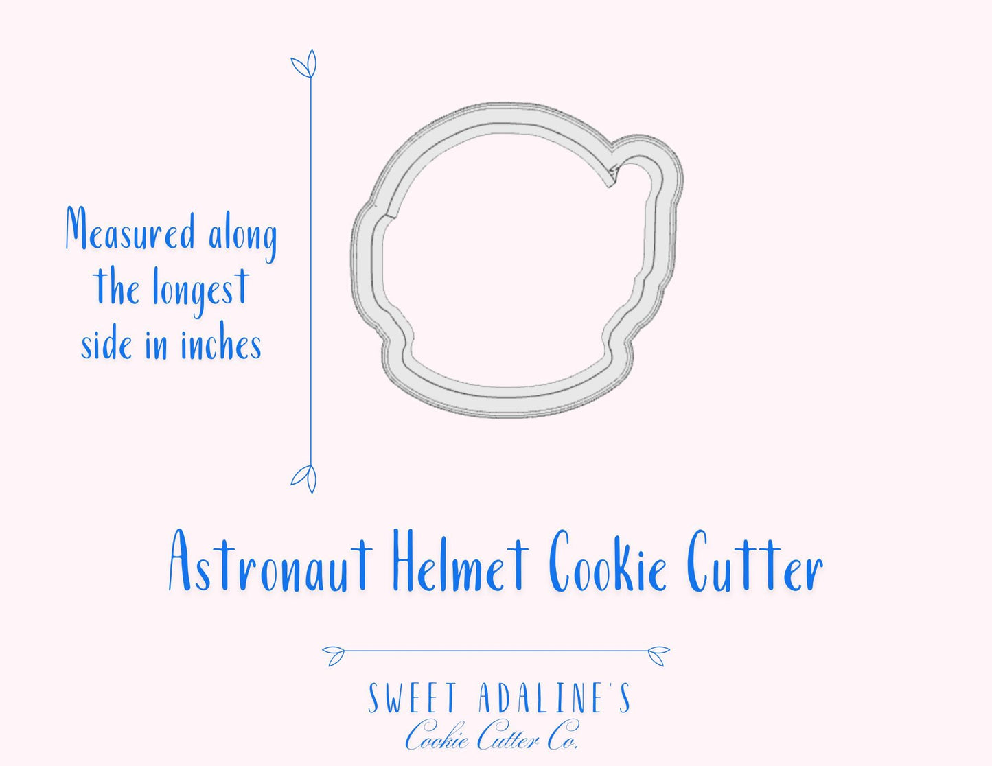 Astronaut Helmet Cookie Cutter β Space Theme Birthday Party Favor β Outer Space Galaxy Baking Tool β Astronaut Cookies for Space Lovers