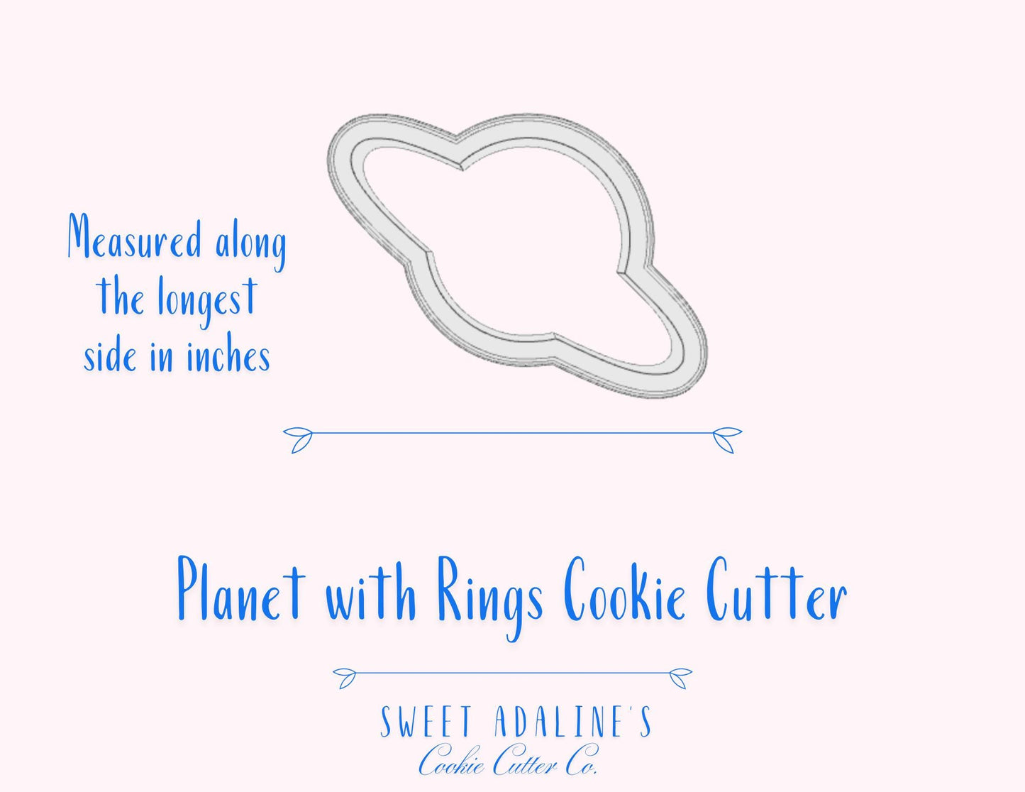 Planet with Rings Cookie Cutter β Saturn Cookie Cutter for Space Theme Party β Outer Space Galaxy Baking β Astronomy Decorated Cookie Cutter