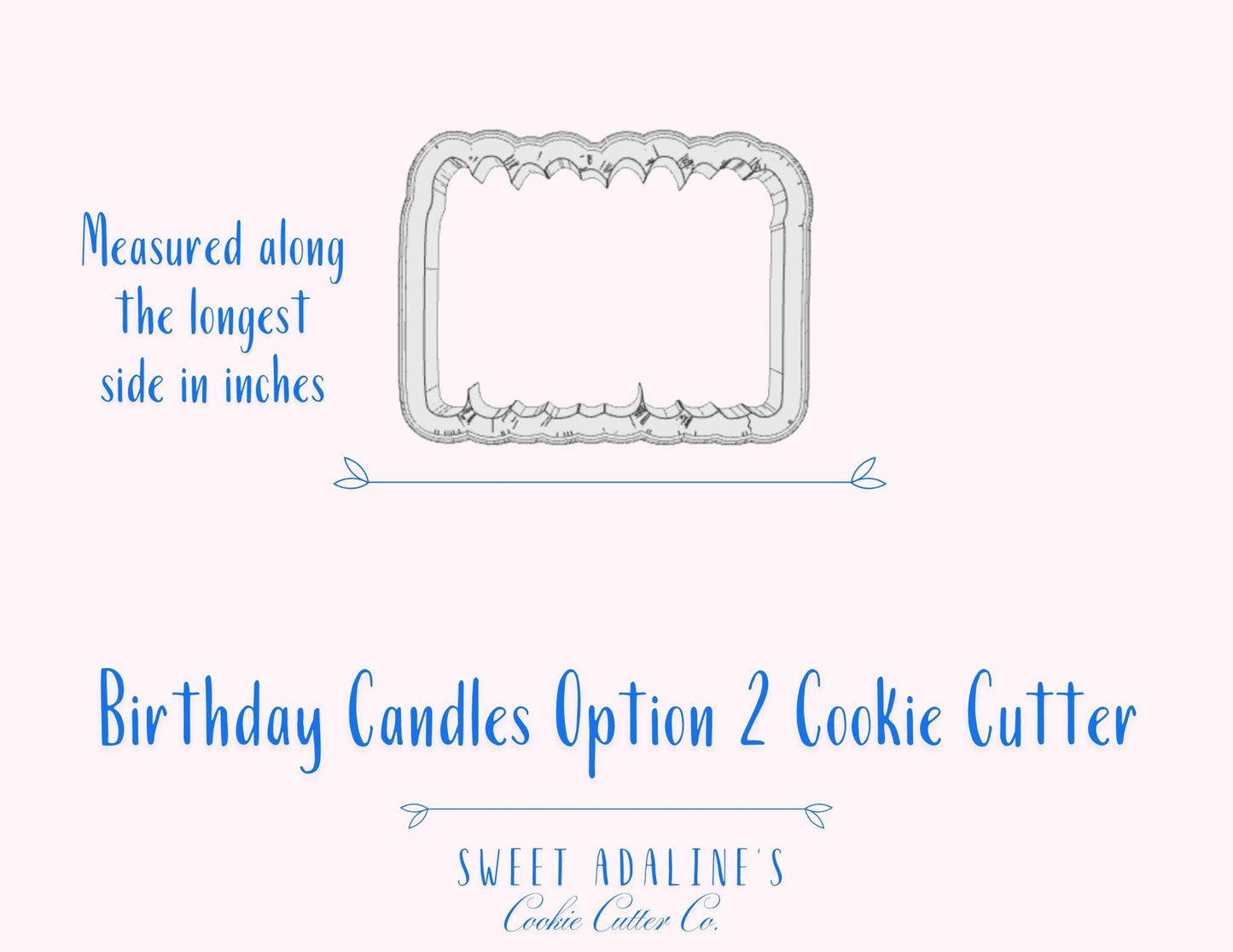 Birthday Candles Cookie Cutter β Large Group of Candles - Fun & Festive Design for Birthday Parties β 3 Sizes β - Group of 10 Candles