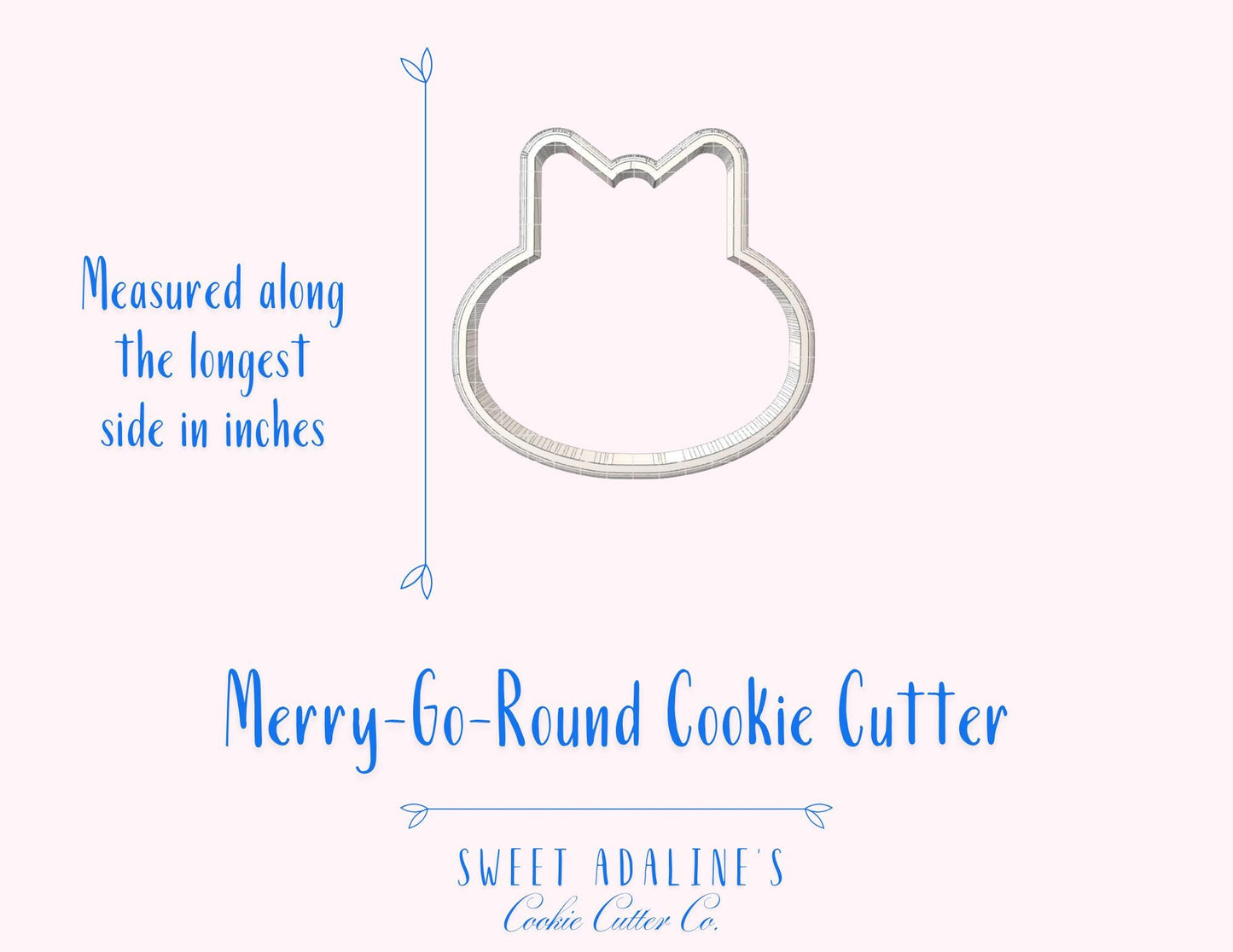 Merry-Go-Round Cookie Cutter β Playground Cookie β School Theme Party Favor β Kids Birthday Cookie β Fondant & Clay Cutter β Outdoor Play