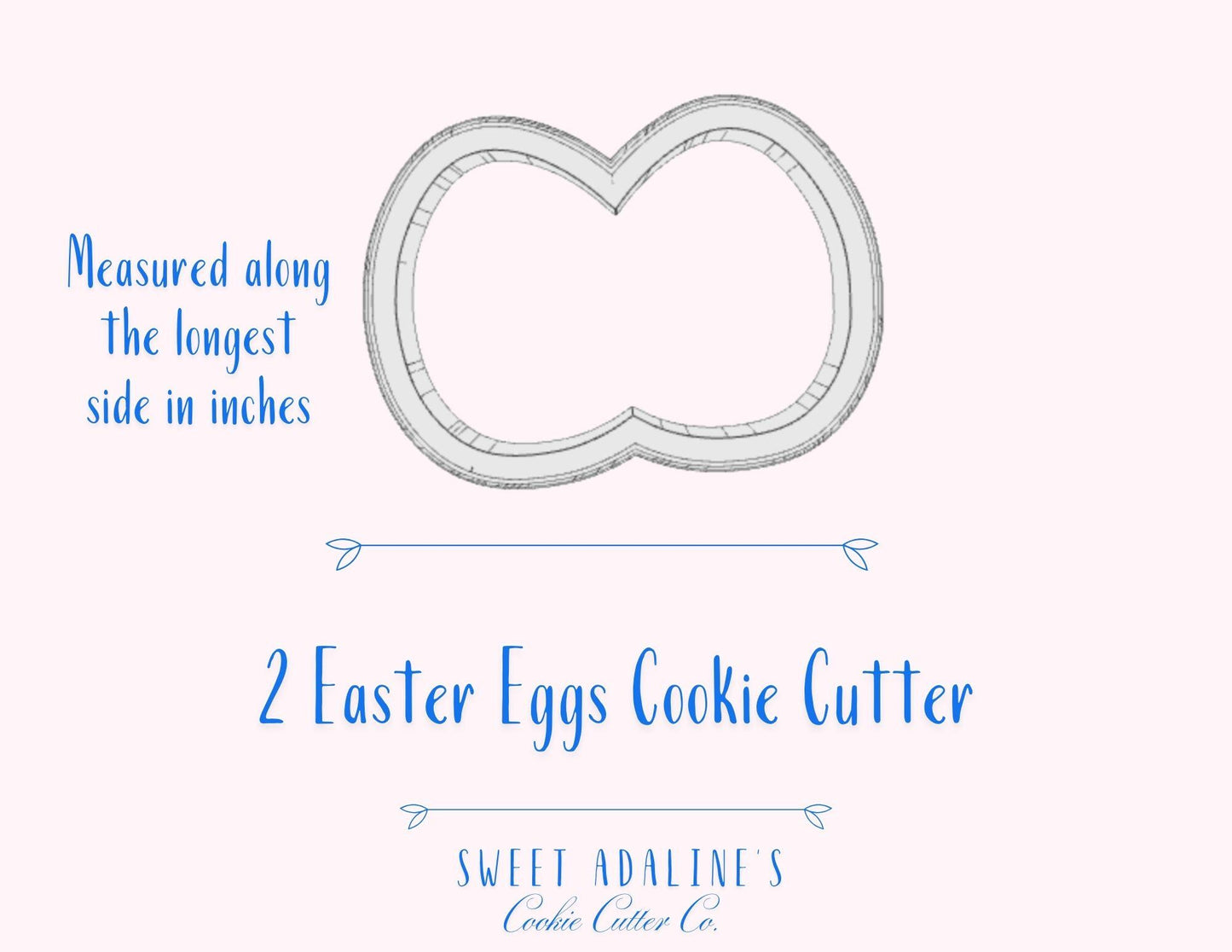 Easter Egg Cookie Cutter: Spring Baking, 3 Sizes