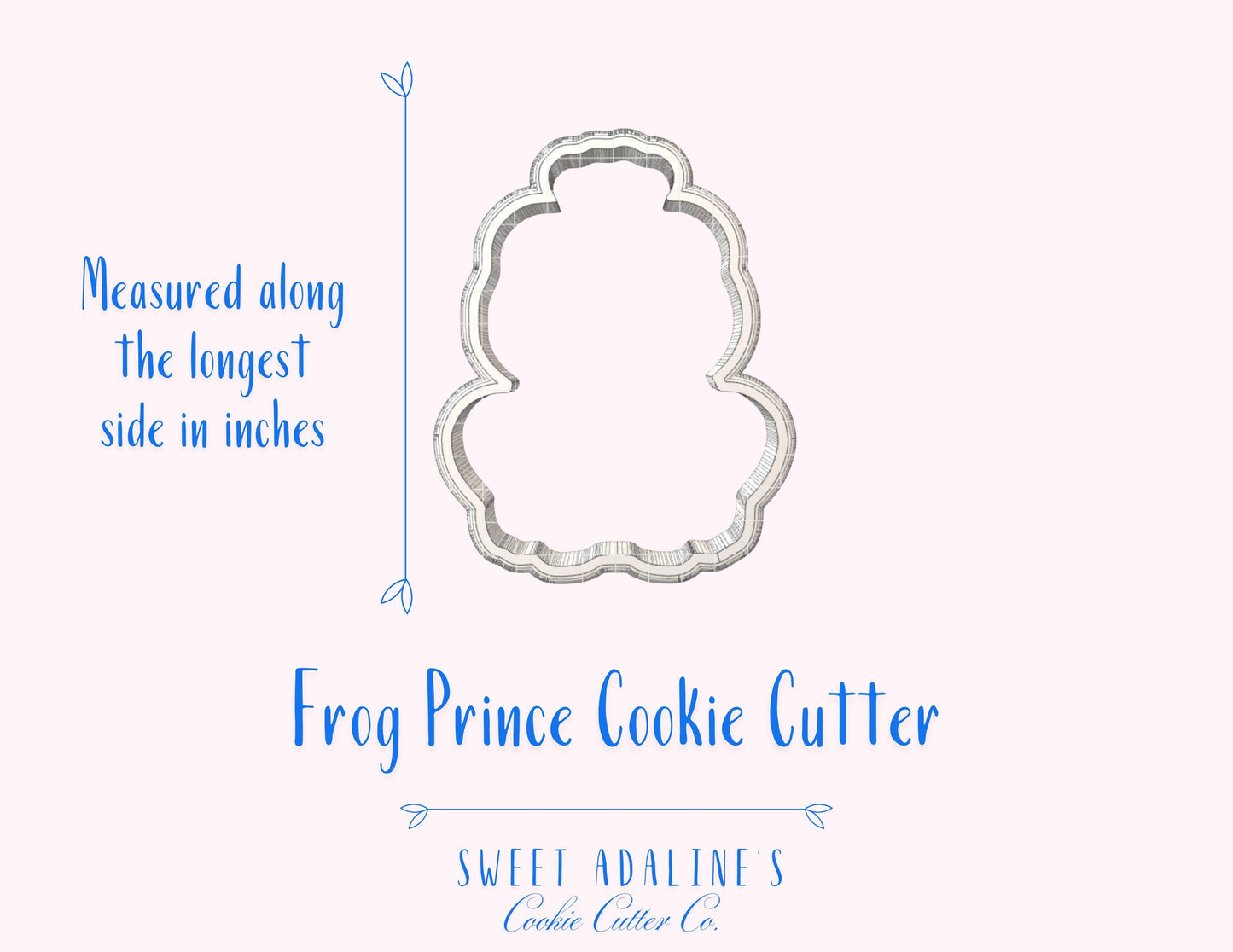 Frog Prince Cookie Cutter: Fairy Garden & Woodland Party Cutters for Baby Showers, Birthdays, and Enchanted, Whimsical Themes