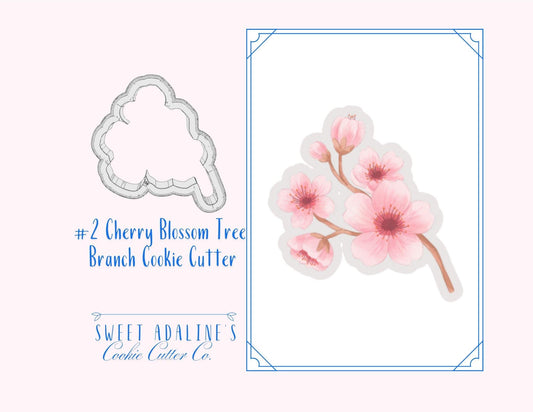 Cherry Blossom Tree Branch Cookie Cutter – Spring Floral Design – Perfect for Easter, Mother’s Day & Garden Parties