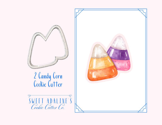 Candy Corn Cookie Cutter for Halloween — Available in 3 Sizes — Cookie Cutters for Halloween Baking & Decorating - Halloween Candy