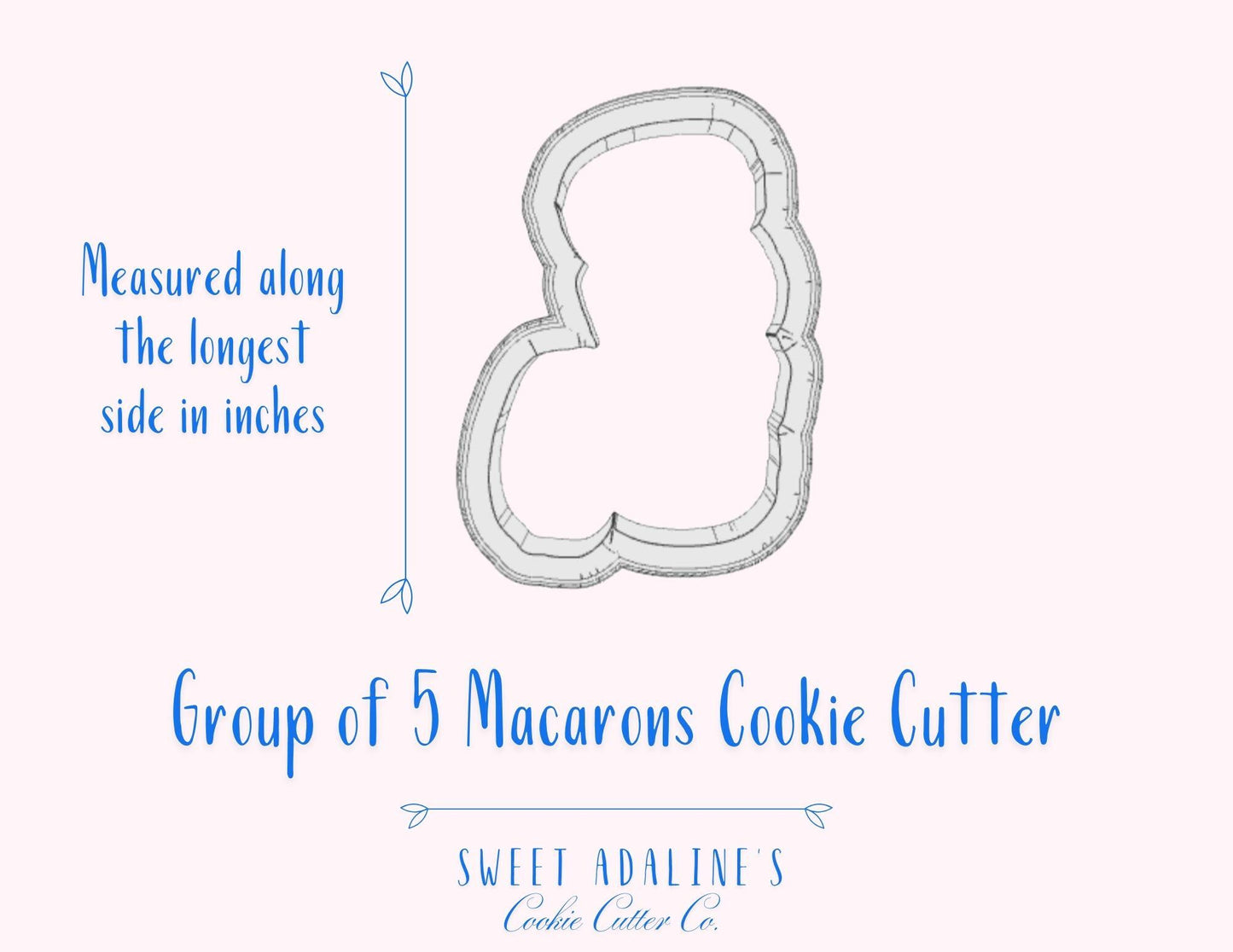 Macarons Cookie Cutter: Parisian Pastry Design