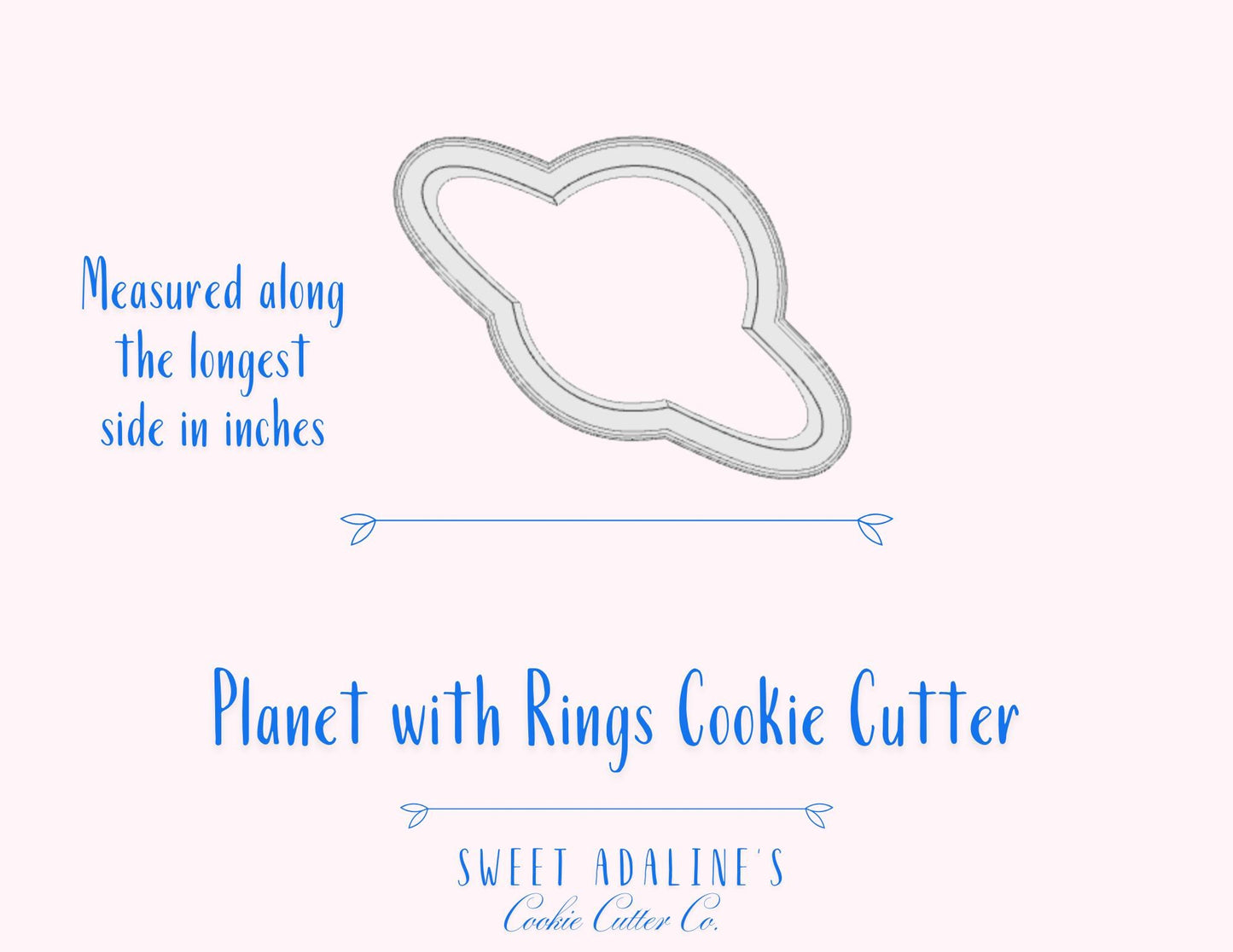 Saturn Cookie Cutter: Space Theme Galaxy Baking