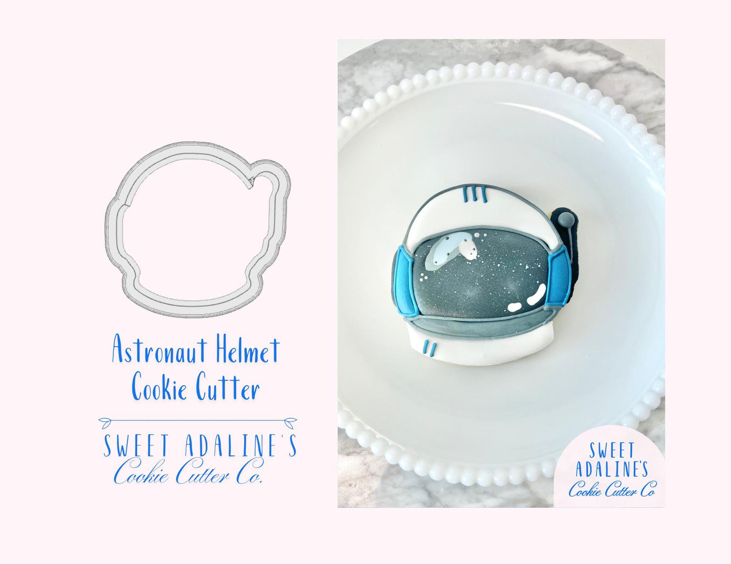 Astronaut Helmet Cookie Cutter: Space Theme Party Baking