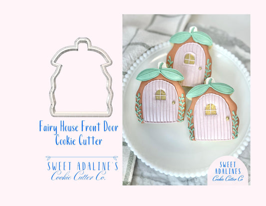 Fairy House Front Door Cookie Cutter: Enchanted Fairy Garden Cookie Cutters for Whimsical Baby Showers, Birthdays, and Woodland Themes